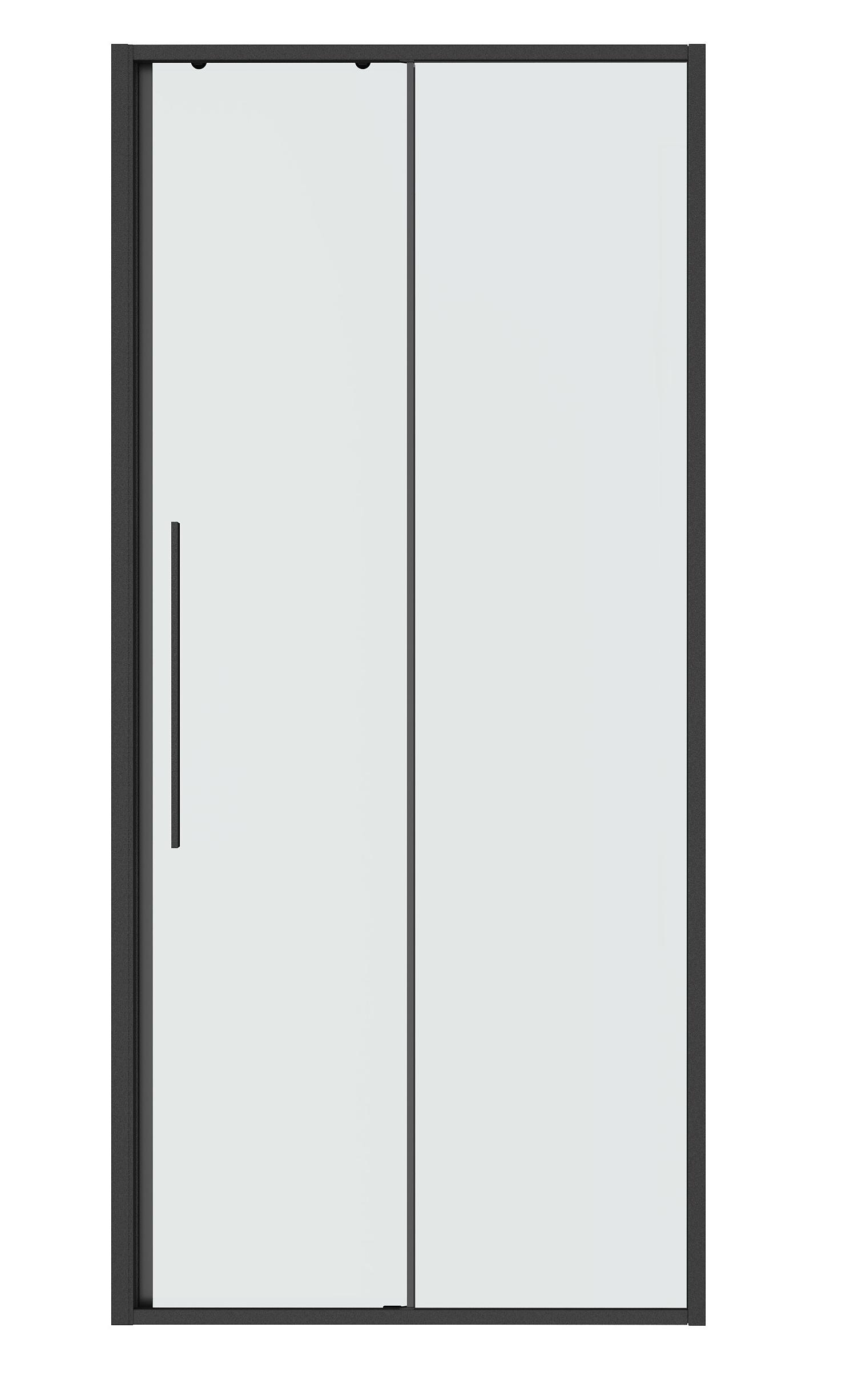 Душевая дверь Niagara Nova 100x195 прозрачное, графит NG-34-10AGR