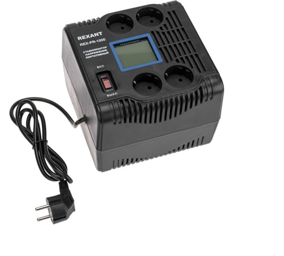 Портативный стабилизатор напряжения Rexant REX-PR-1000 11-5029