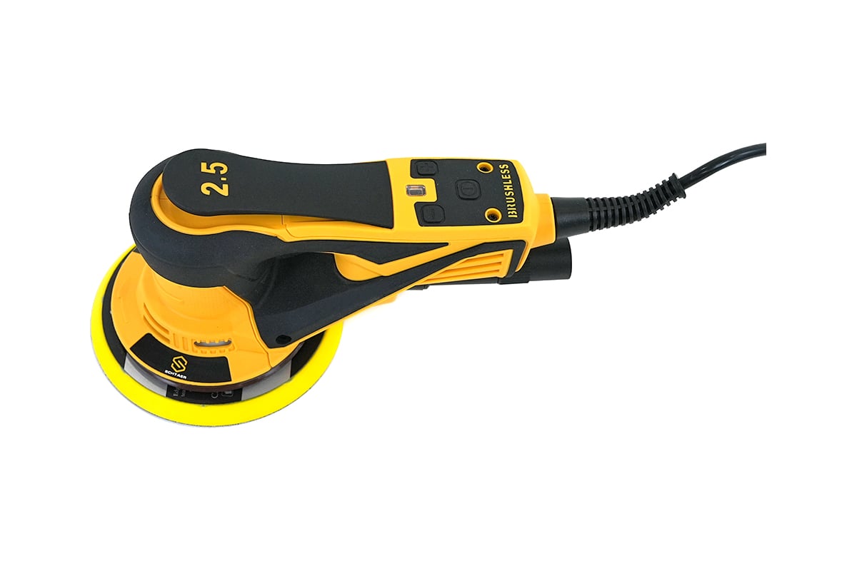 Шлифовальная ручная машинка Schtaer 220V/50Hz, 350W, эксцентрик 2,5 мм SCH-01-150-2.5