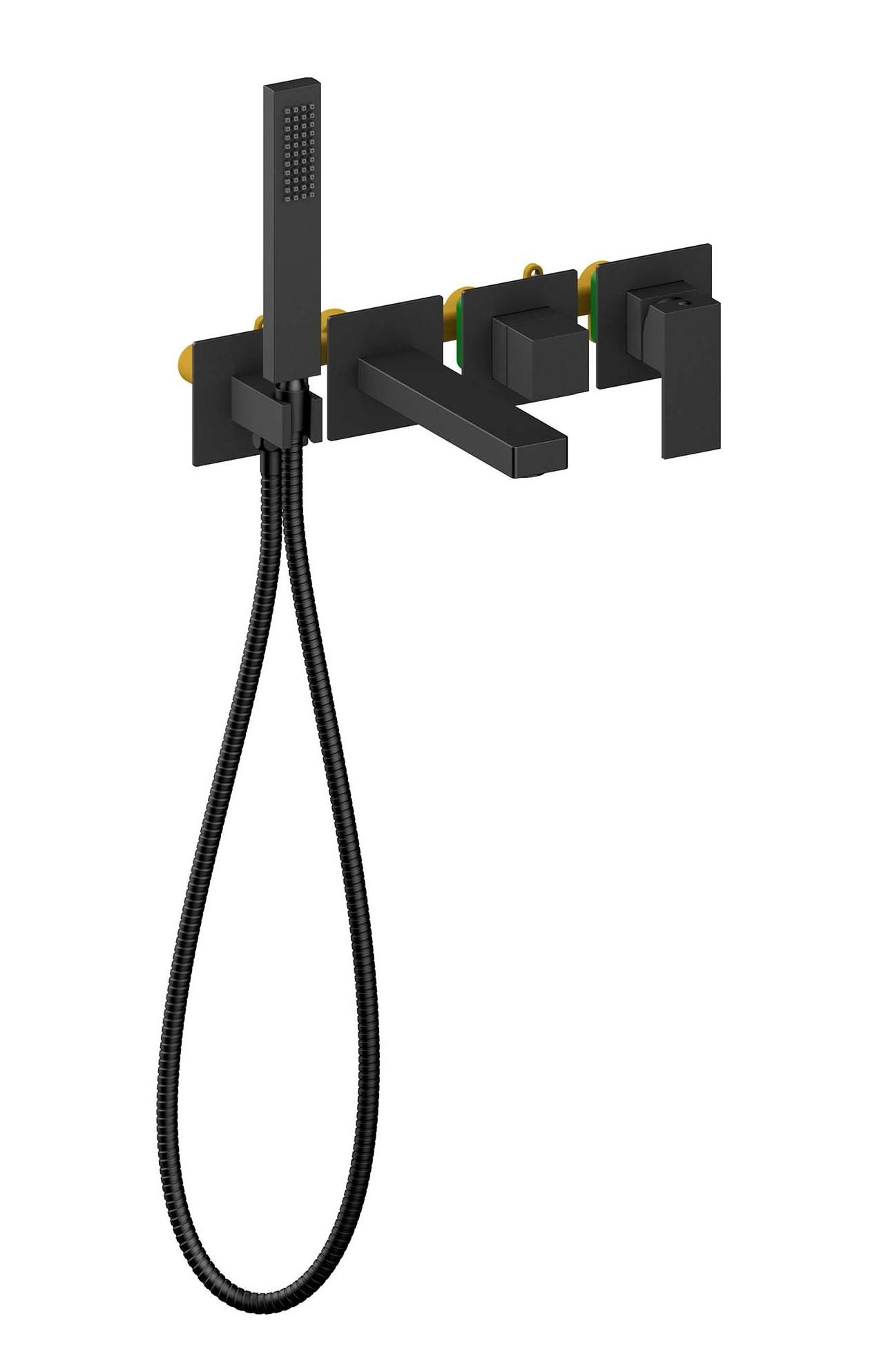 Смеситель для ванны Aquatek Либра AQ1644MB черный матовый Смеситель для ванны Aquatek Либра AQ1644MB черный матовый