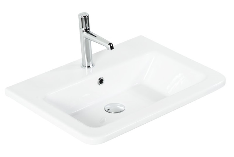 Тумба с раковиной BelBagno Albano-Cer 60 см Bianco Lucido