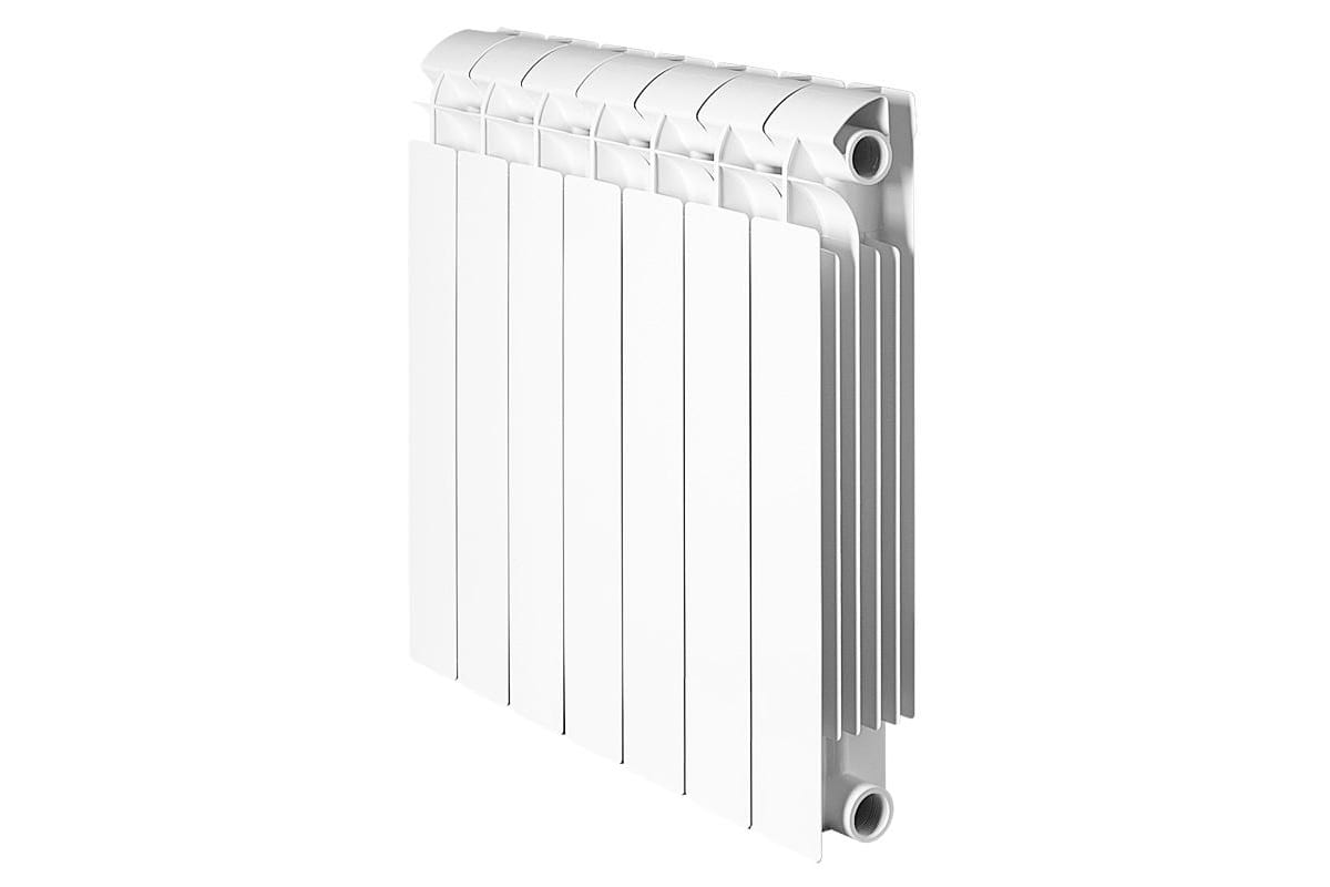 Биметаллический радиатор Global STYLE PLUS 350 12 секций боковое подключение RAN30G155H82OC