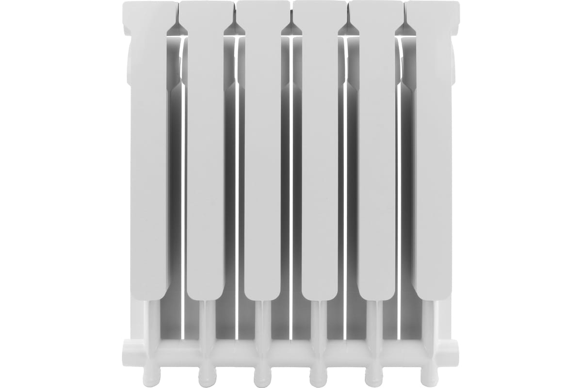Алюминиевый радиатор Rommer Profi 500 AL500-80-80-100 6 секций RAL9016 82483