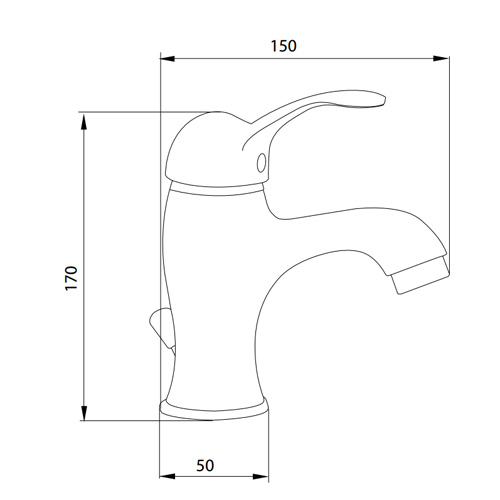 Смеситель для раковины M&Z Delizia DLZ00221 бронза