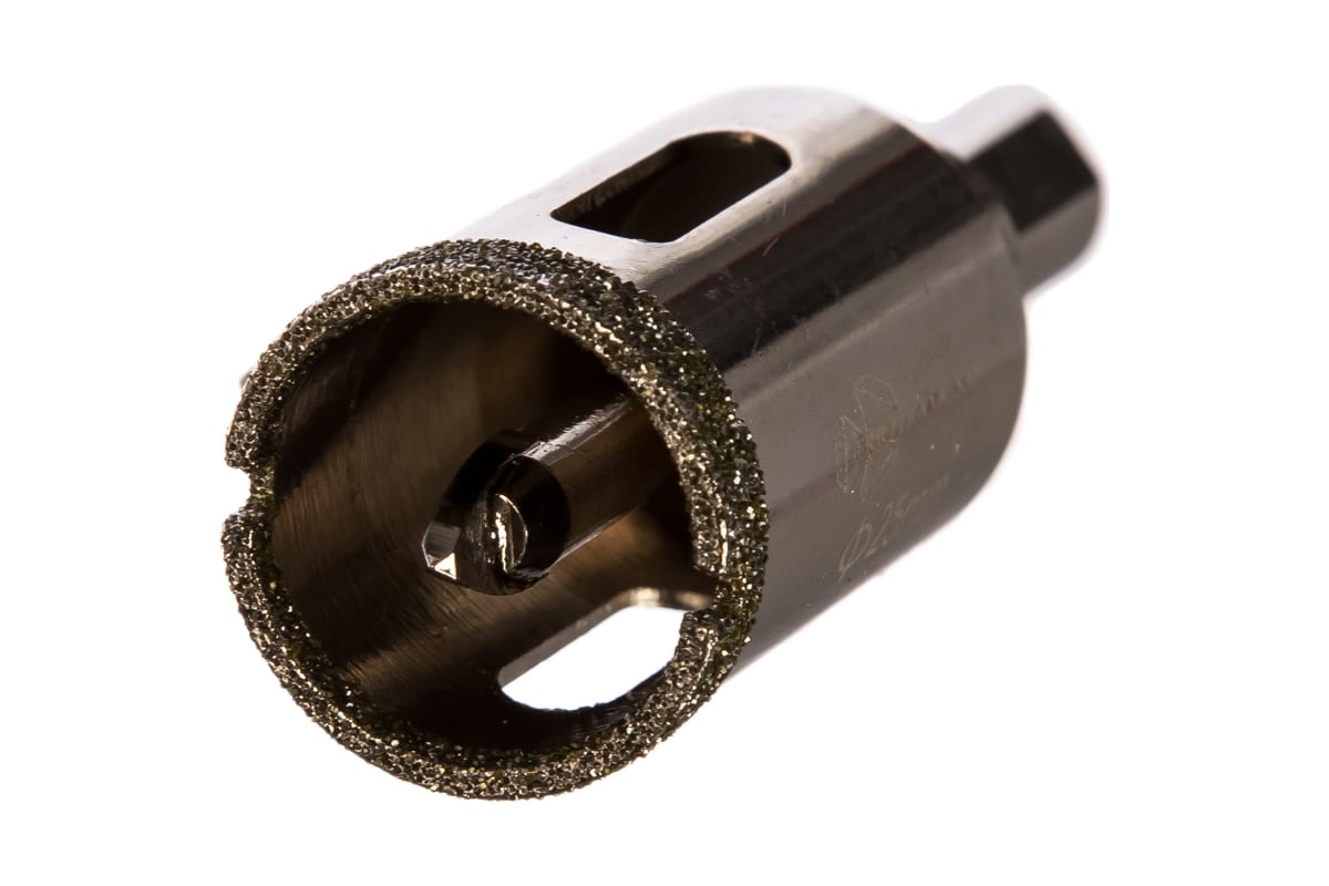 Коронка алмазная по керамике и кафелю с центрирующим сверлом (25 мм) TRIO-DIAMOND 400025