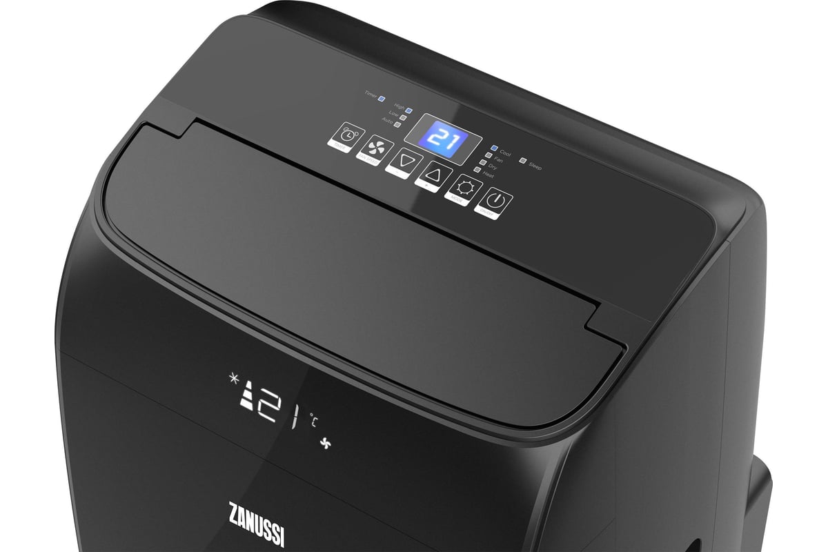 Мобильный кондиционер Zanussi ZACM-09 NYK/N1 Black НС-1474868