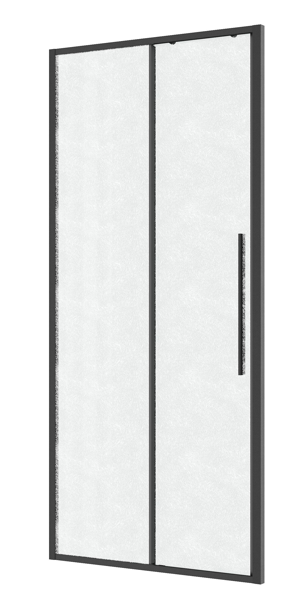 Душевая дверь Niagara Nova 90x195 шиншилла, графит NG-34-L9CHGR