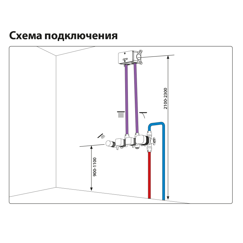 Душевой набор Timo Saona SX-2329/00SM с термостатом, хром