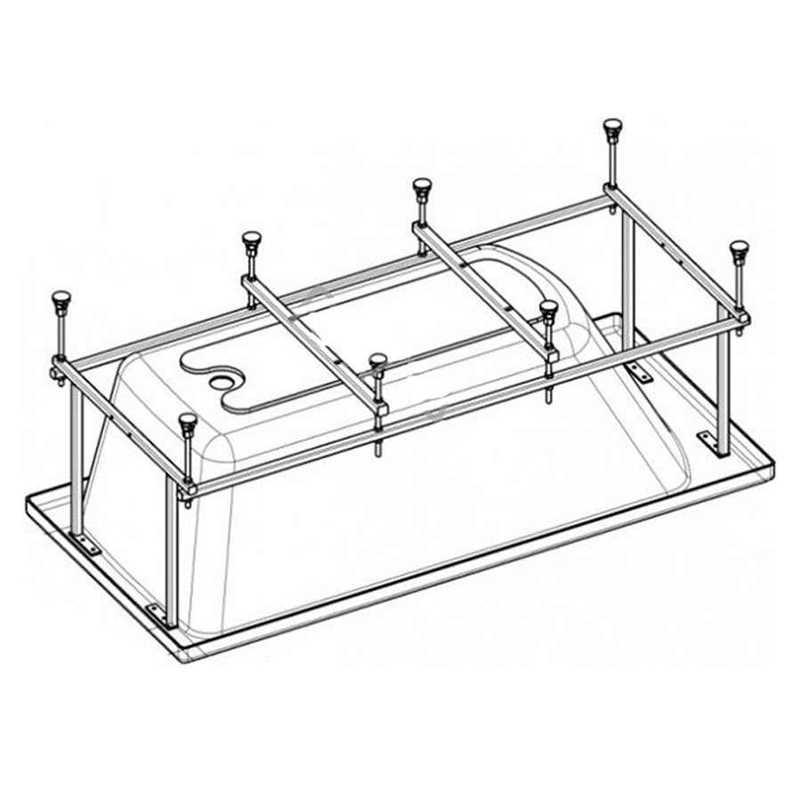 Монтажный комплект к Jika Clavis 170x70 см