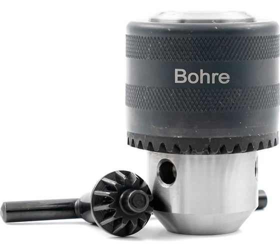 Патрон сверлильный трехкулачковый с ключом 1-13 мм, конус B16 Bohre КБ010992