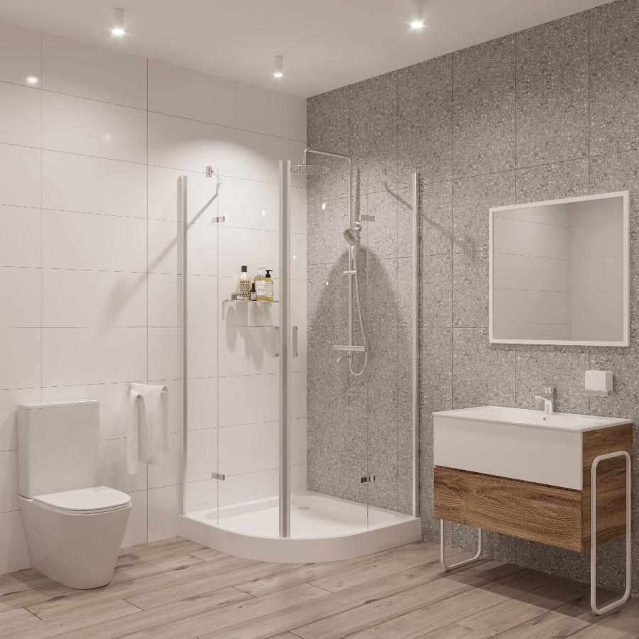 Душевой уголок Niagara Nova NG-6615-08 90x90 прозрачный, хром