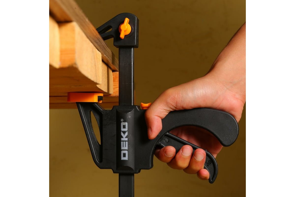 Быстрозажимная струбцина Deko CL01 200 мм 065-0554
