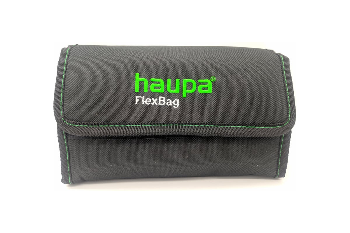 Отвертка с трещоточным механизмом со сменными наконечниками HAUPA FlexBAG 104020