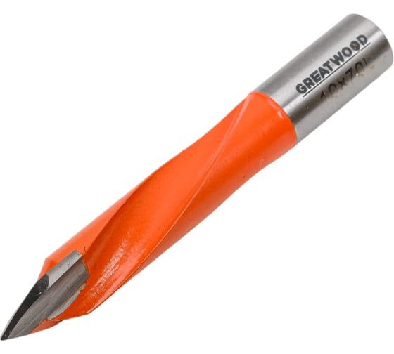 Сверло сквозное ECO HW 10x70 мм, S10x20 мм, LH Greatwood TL00000921