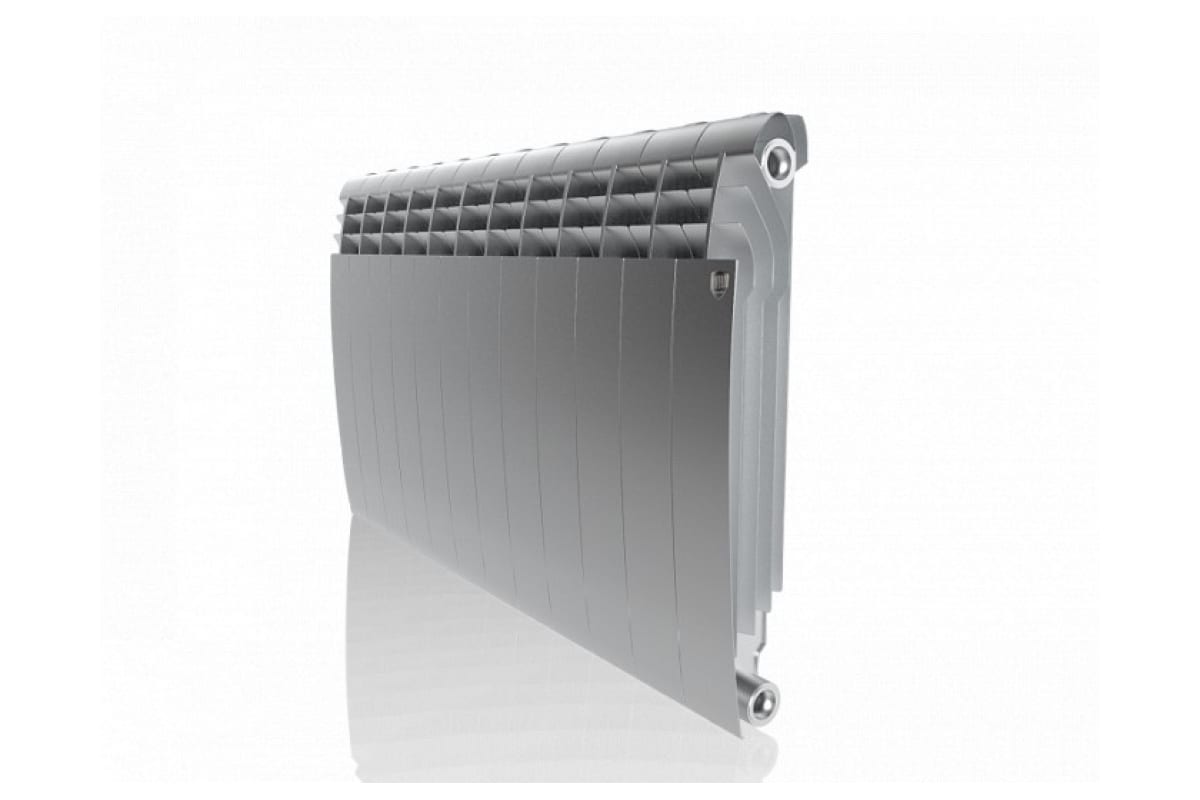 Радиатор Royal Thermo Biliner Alum 500 Silver Satin 12 секций НС-1250265