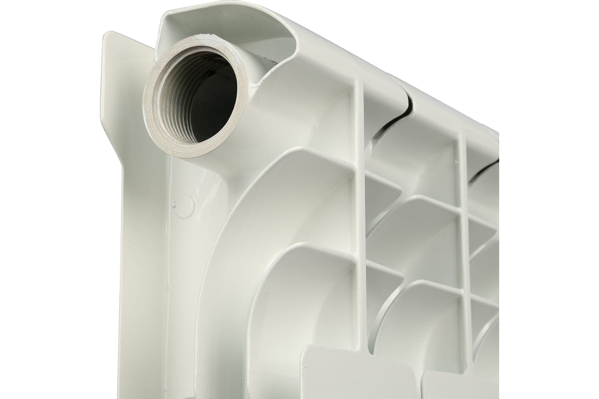 Биметаллический радиатор Rommer Profi BM 350 BI350-80-80-130 6 секций RAL9016 86630