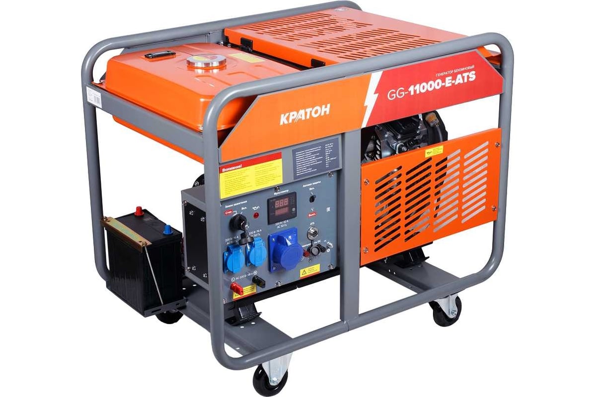 Бензиновый генератор Кратон GG-11000-E-ATS 3 08 01 046