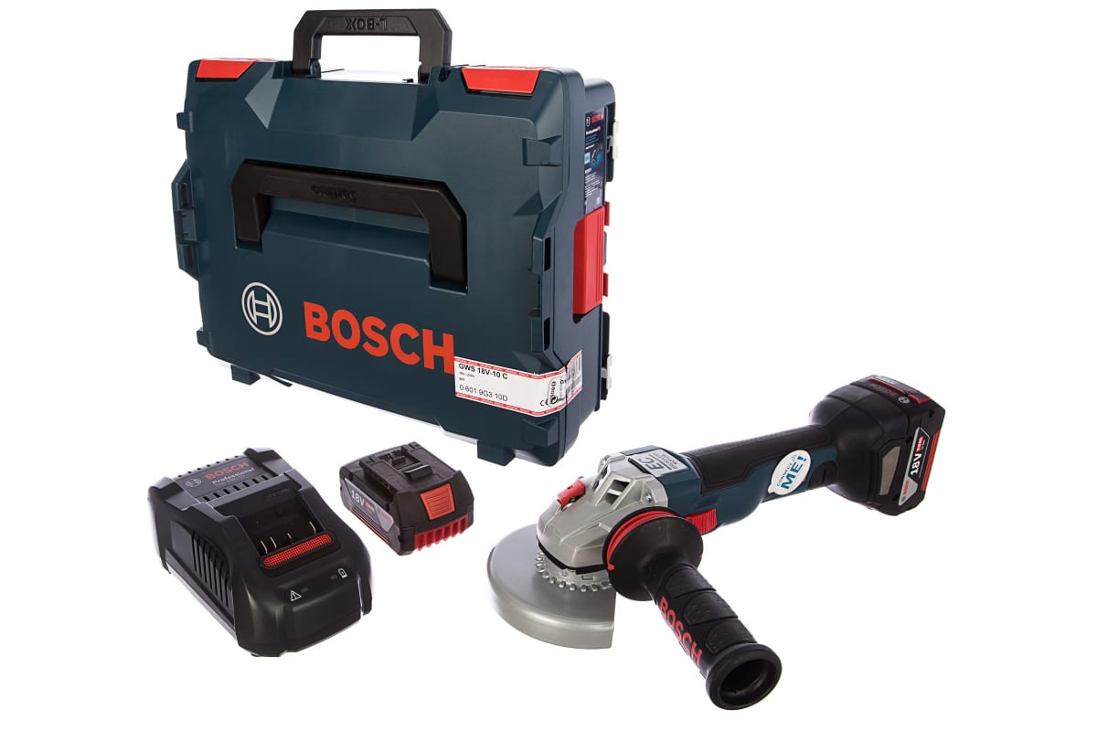 Аккумуляторная углошлифмашина Bosch GWS 18V-10 C 0.601.9G3.10D