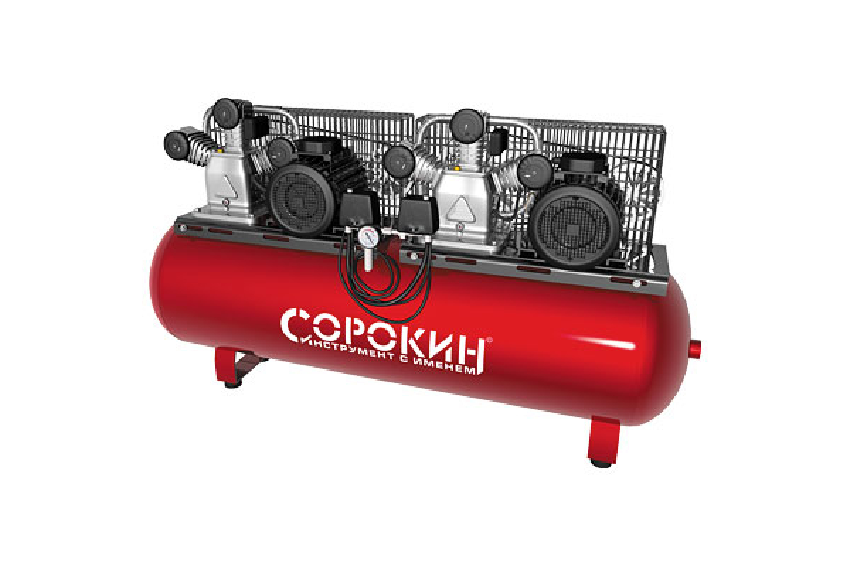 Поршневой компрессор с ременной передачей Сорокин 13.45