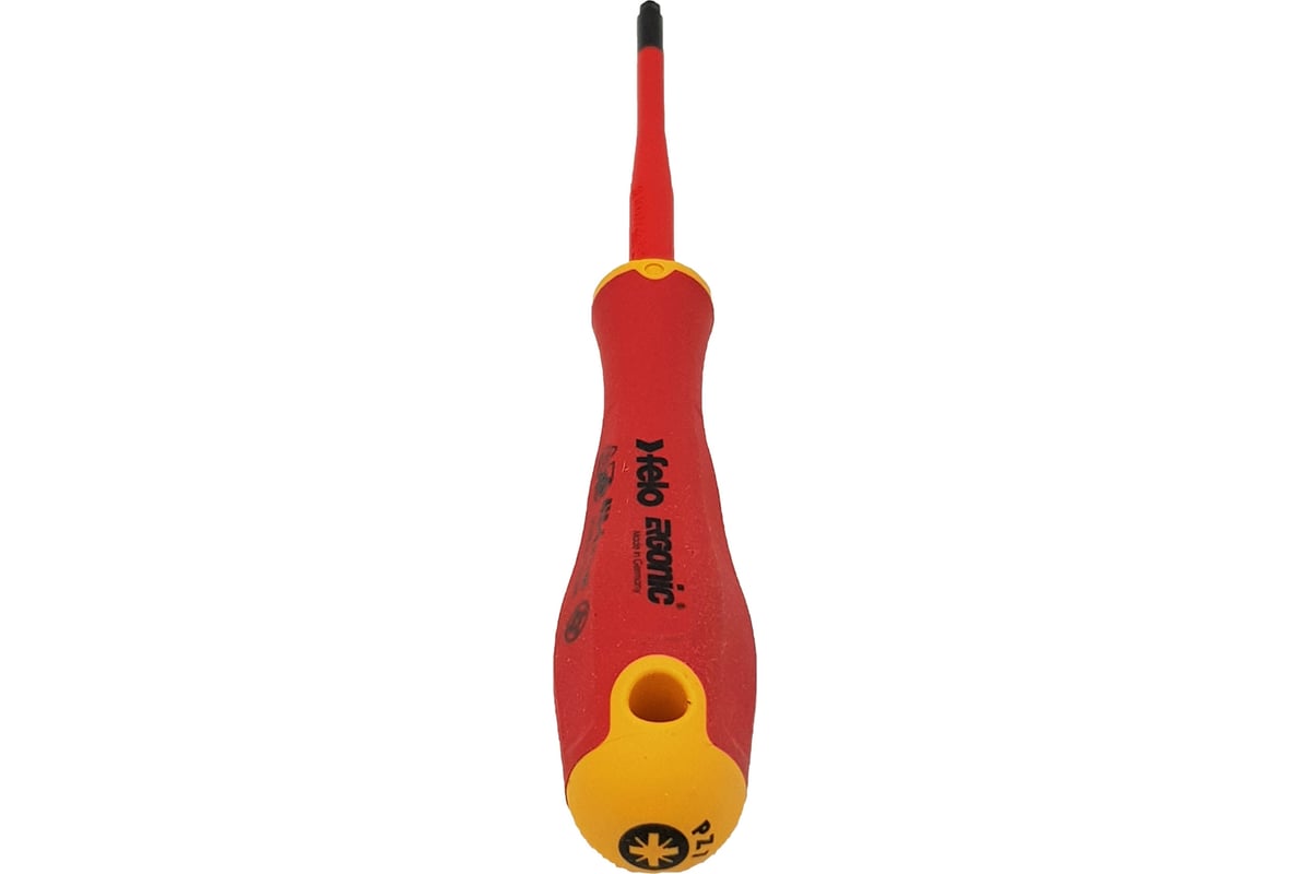 Диэлектрическая отвертка Felo PZ 1х80, E-Slim Ergonic 41519290