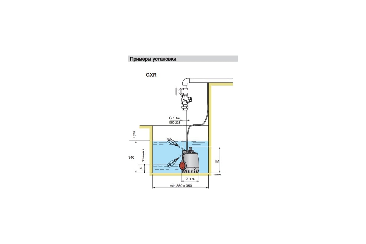 Погружной дренажный насос Calpeda GXRM 11 V.230/50 100398066