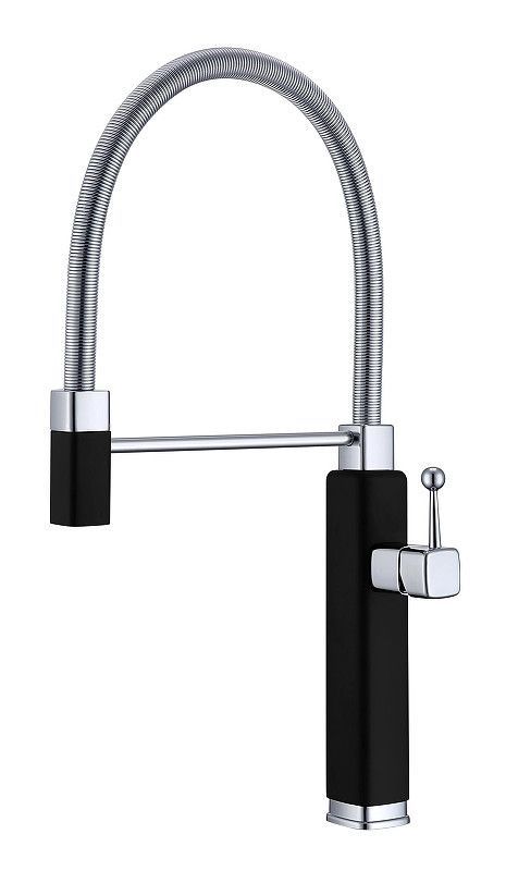 Смеситель для кухни Vincea VKF-101MB черный