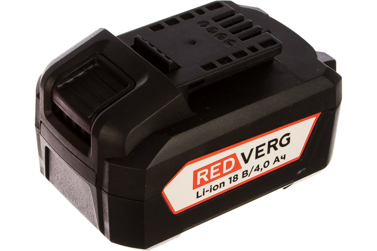 Аккумулятор Li-Ion 18 В, 4.0 Ач Redverg 6628352