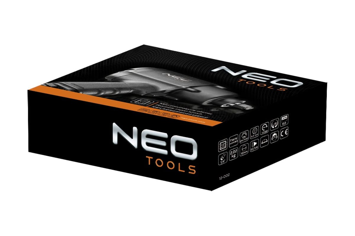 Пневматический ударный гайковерт Neo Tools 1/2", композит 12-002