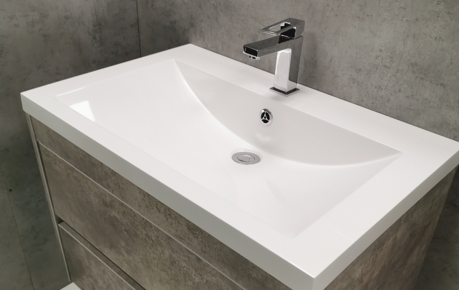 Мебель для ванной Art&Max Family 90 см подвесная, Cemento Veneto