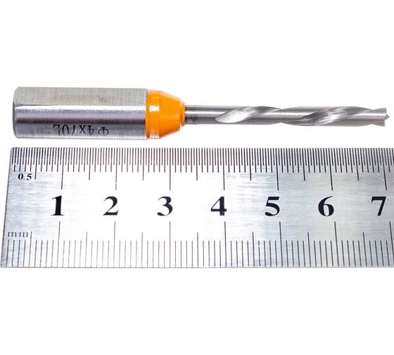 Сверло присадочное монолитное глухое (4x35x70 мм; S=10x35 мм; LH) ROTIS 414.0470L