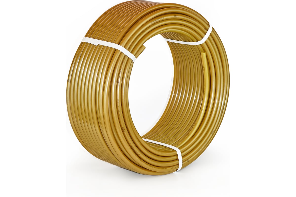 Труба PEX ДТРД 20x2.8, бухта 200 м, золотистая VI7 2028200PXGD