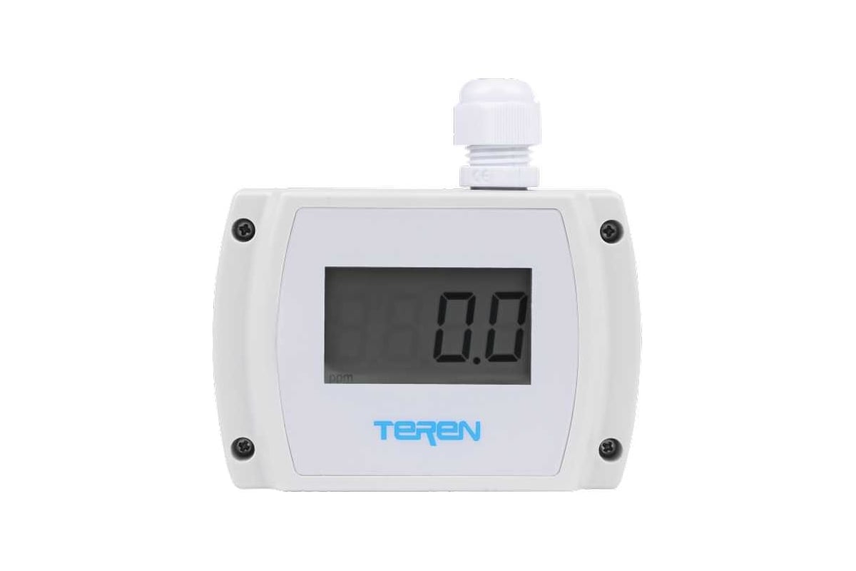 Передатчик СО для настенного монтажа Teren выход rs485/modbus, 300 частей намиллион, жк-дисплей CMWL811
