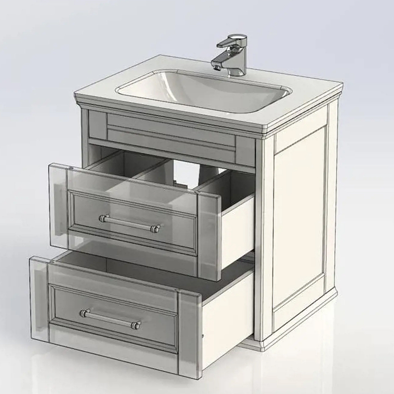 Мебель для ванной Aquanet Бостон 60 см белый матовый