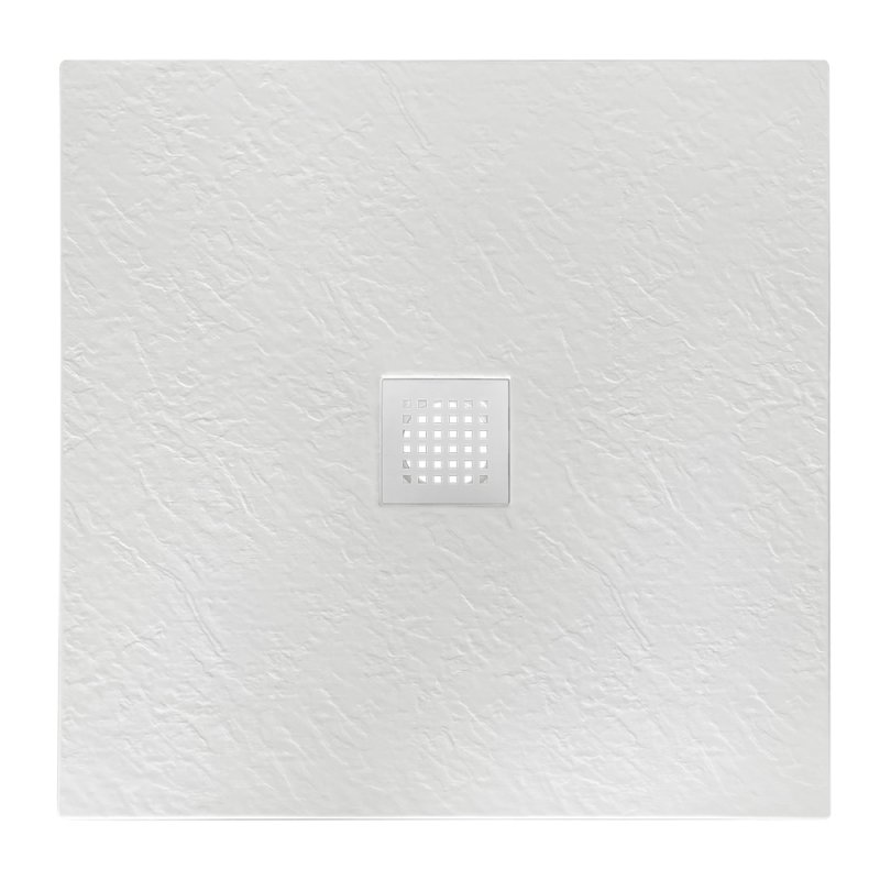 Поддон для душа BelBagno TRAY-MR-UNO-A-80-35-W-BO 80x80 белый, накладка белый