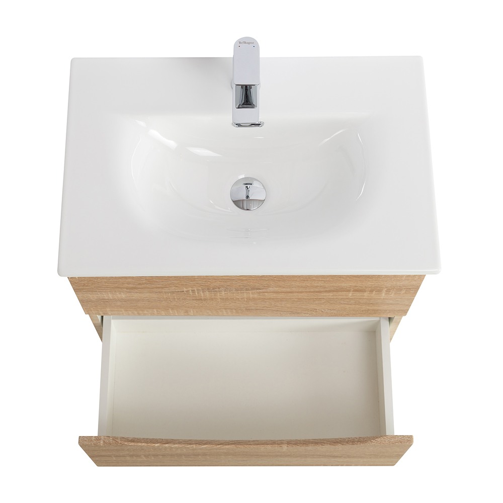 Мебель для ванной BelBagno Marino-Cer-Mini 50 см Rovere Bianco