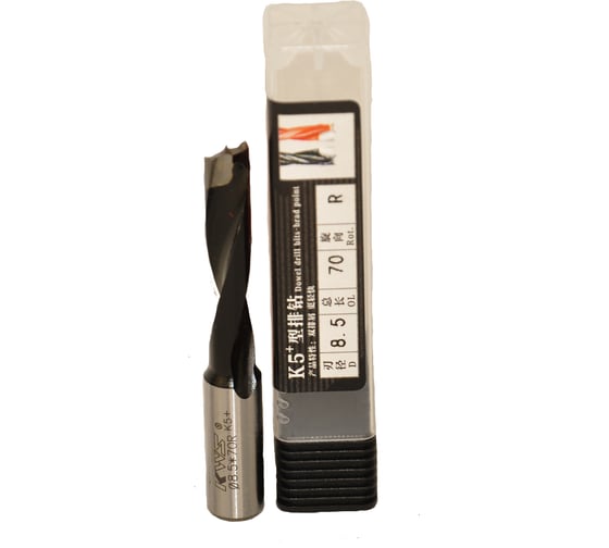 Сверло для глухих отверстий KWS HW Ø8.5х43х70 Z=2 R K5+ ZCG0AD341