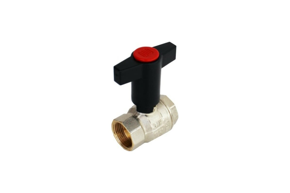 Шаровой кран ELSEN 1/2", ВВ, высокая ручка из пластмассы EV12.6200