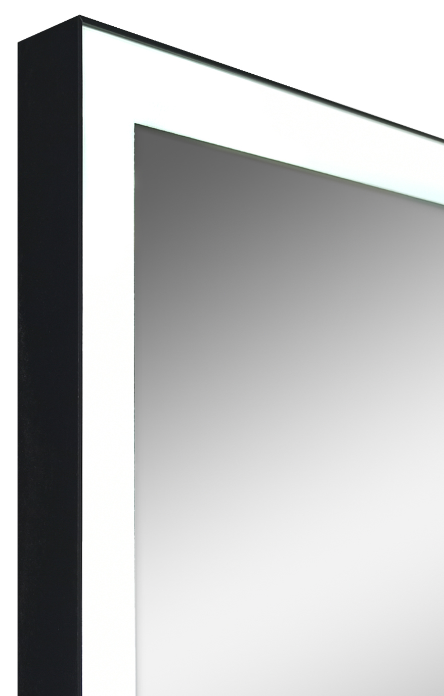 Зеркало Континент Frame Black LED 70x80 см с подсветкой ЗЛП1018