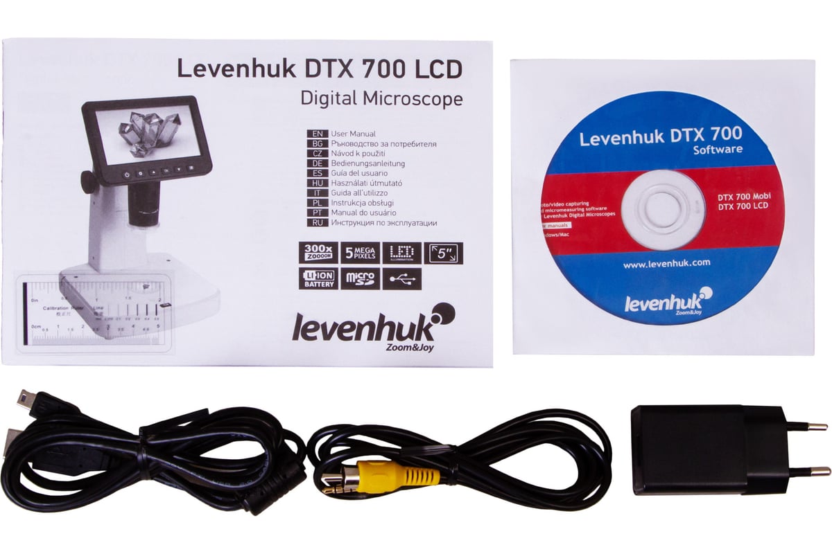 Цифровой микроскоп Levenhuk DTX 700 LCD 75075