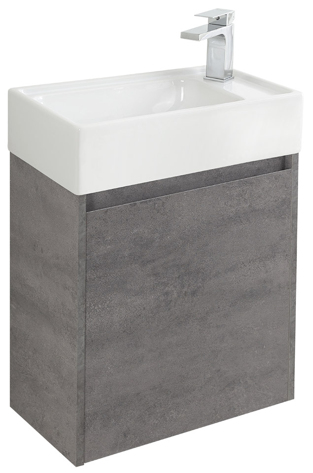 Мебель для ванной BelBagno Kraft Mini 50 см Cemento Grigio, R