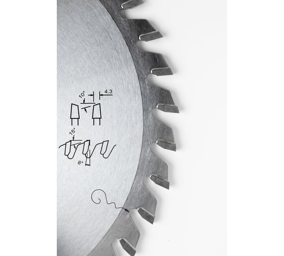 Пила дисковая Golden Eagle HW подрезная 200x45x4,3-5,5/3,2 z36 KO-WZ Holzma GE TL26192