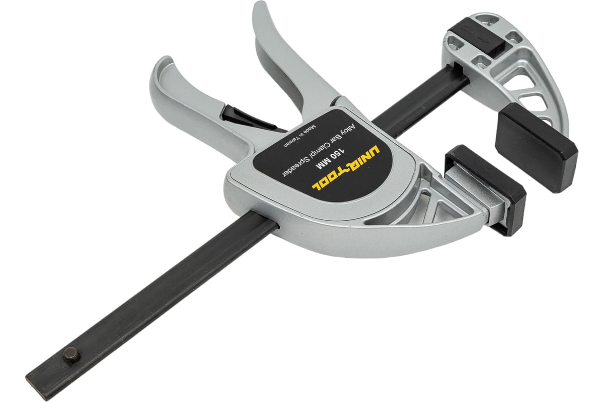 Быстрозажимная струбцина для работы одной рукой Uniq tool алюминиевая, 350 кг., 150mm UTC150A