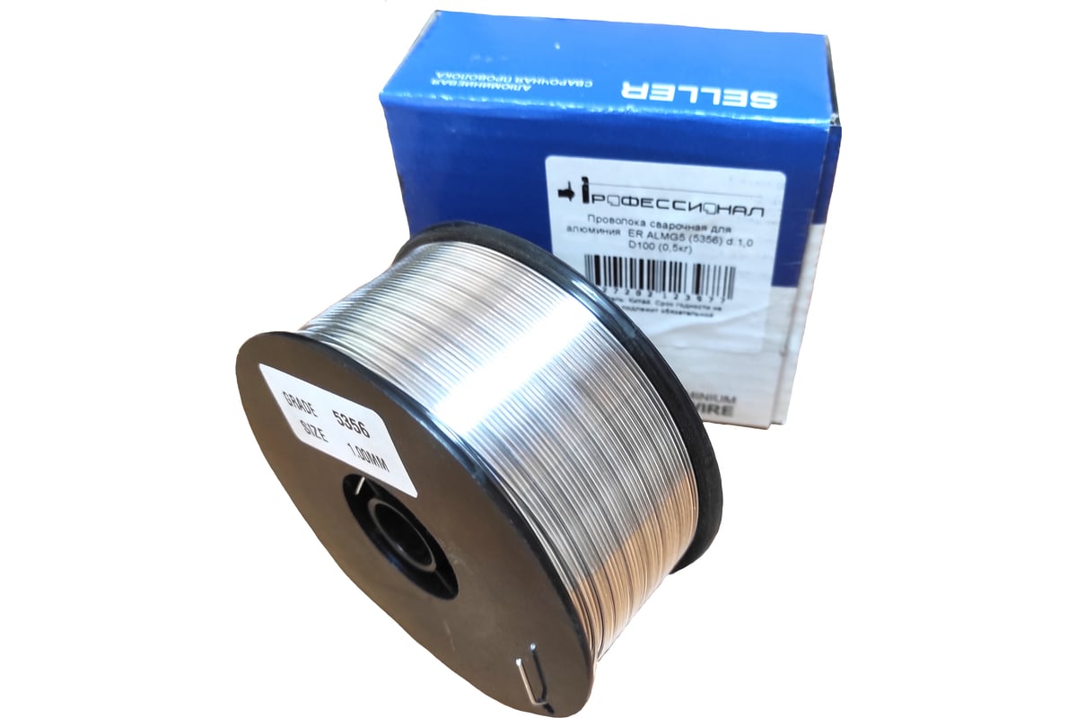 Проволока для алюминия ER ALMg5 (1.0 мм; D100; 0.5 кг) Профессионал 104362