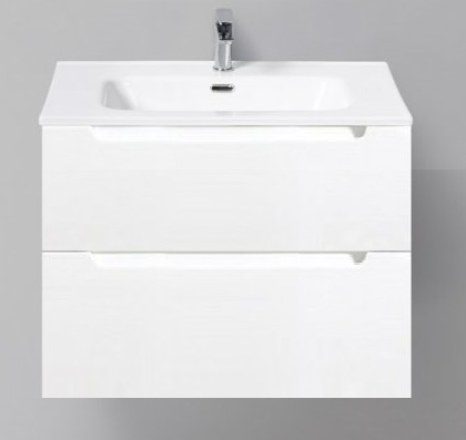 Тумба с раковиной BelBagno Etna 70x45x60 см Bianco Lucido