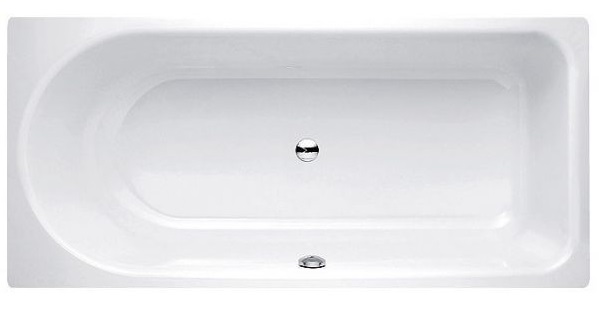 Стальная ванна Bette Ocean 170x80 8865-000 PLUS, AR с шумоизоляцией, перелив спереди, с BetteGlasur ® Plusl, покрытие анти-слип