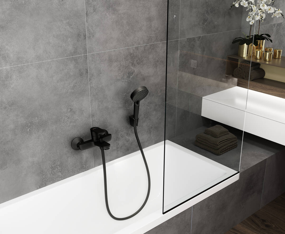 Держатель для ручного душа Hansgrohe Porter S 28331670 матовый черный