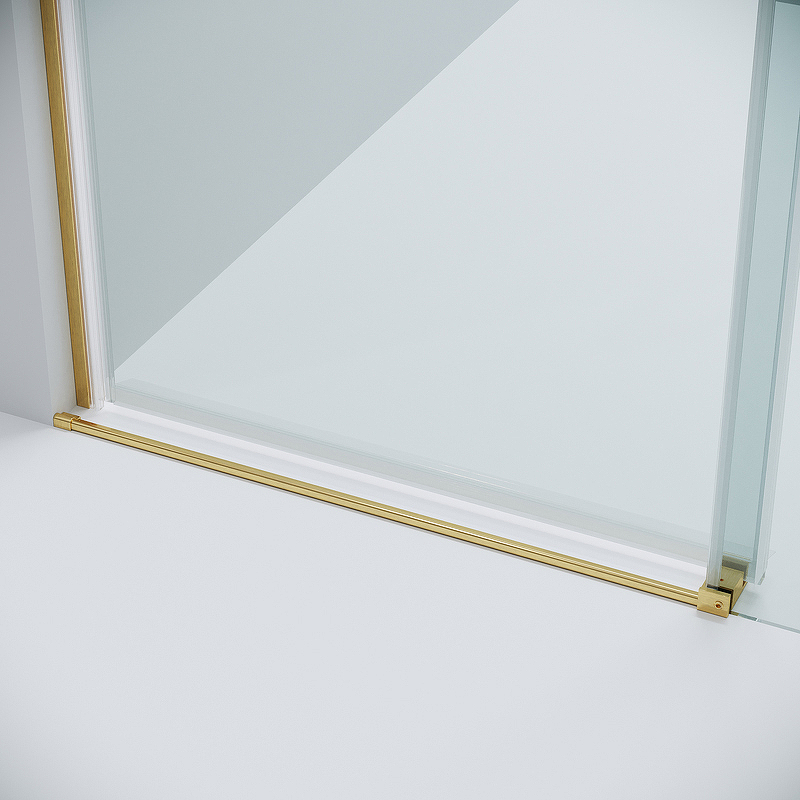 Душевая дверь Grossman Classic 150x195 прозрачное, золото сатин 100.K33.04.150.32.00