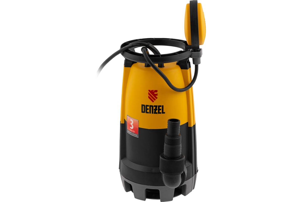 Дренажный насос для чистой и грязной воды Denzel DP-600S 97268