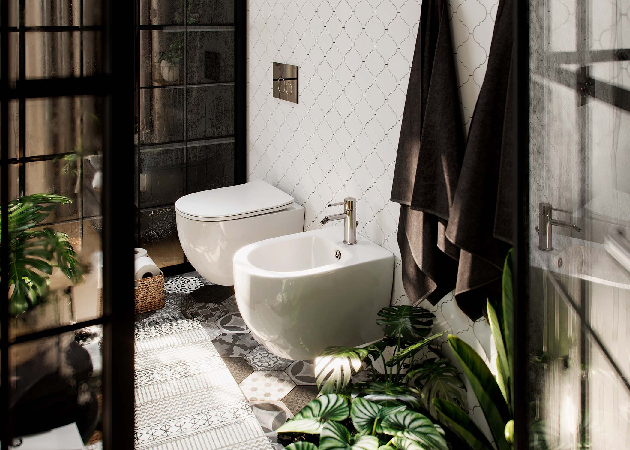 Подвесной унитаз SET Aquatek Европа-KKI2 3в1 с инсталляцией