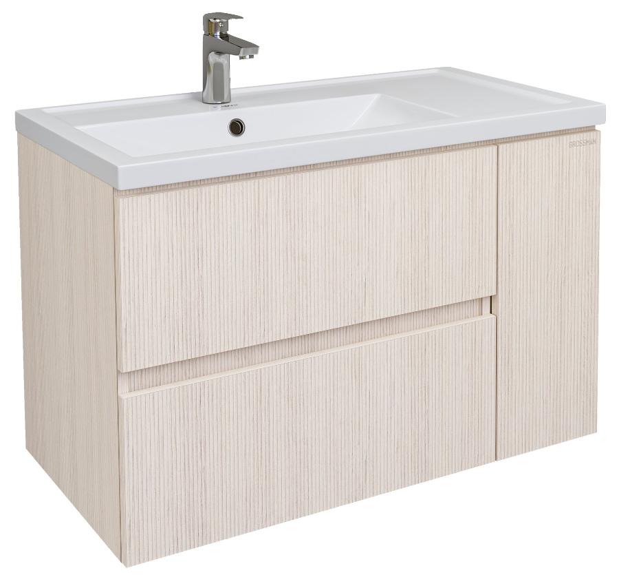 Тумба с раковиной Grossman Юнит 80 см